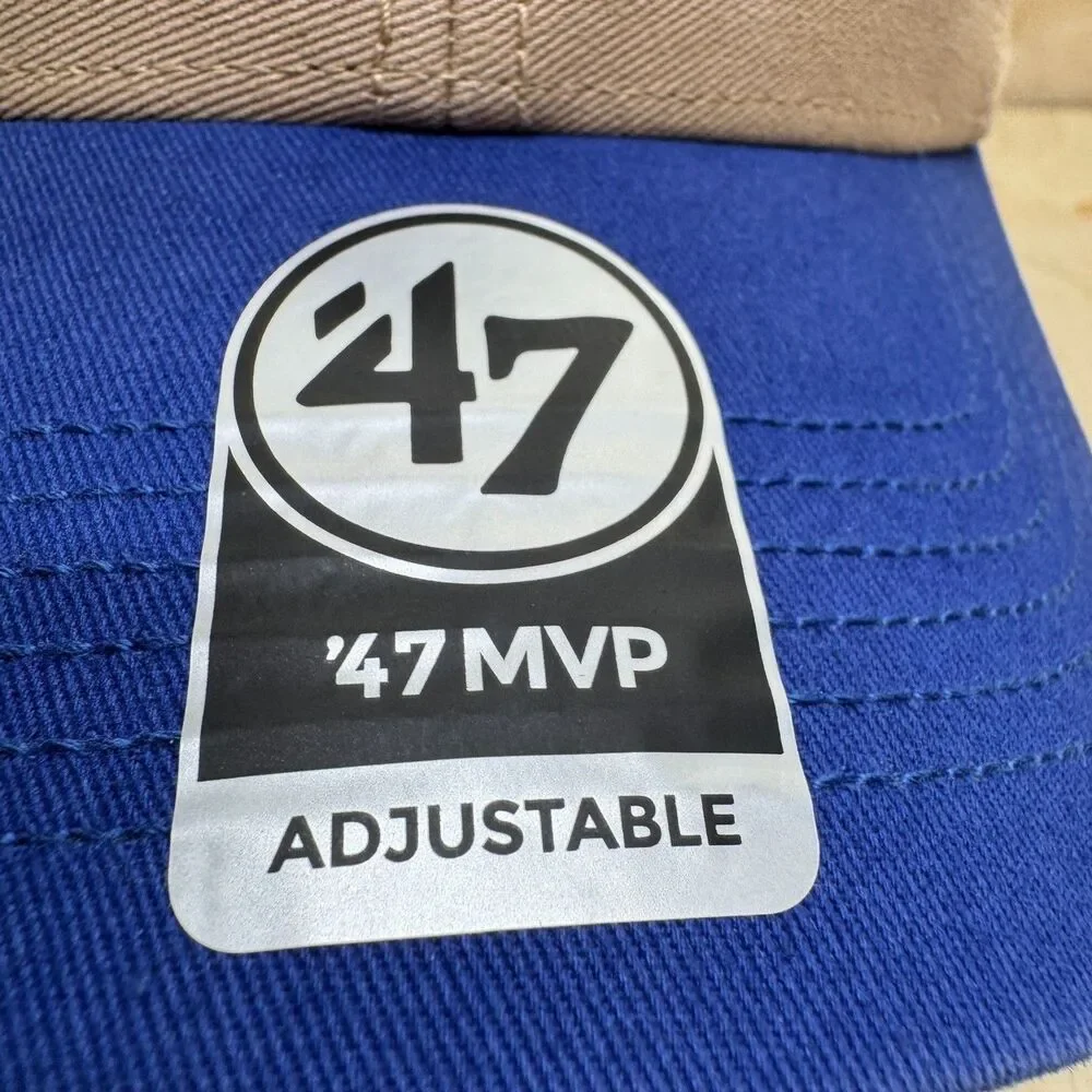 NEW Kansas City Royals '47 Brand MVP Dusty Cooperstown Adjustable Hat Cap OSFM